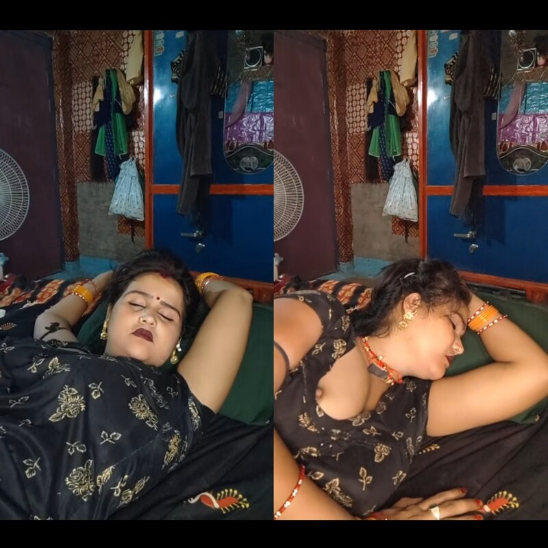 DESI BEAUTIFUL YOUTUBER BHABHI ON LIVE STREAM SHE SLEEPT 🥱 BIG BOOBS NIPPLES OUT HER DRESS CAPTURED HD VIDEO